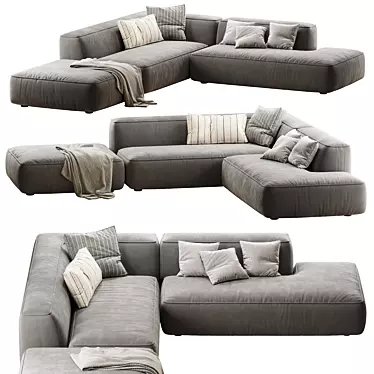 Lema Cloud: Modern & Stylish Sofa 3D model image 1 