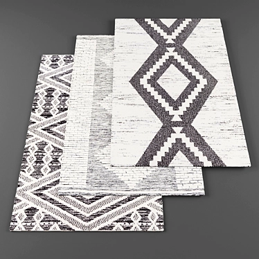 High Resolution Rugs Set 3D model image 1 