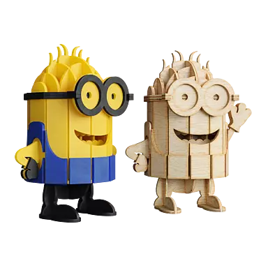 Adorable Minion 3D Model 3D model image 1 