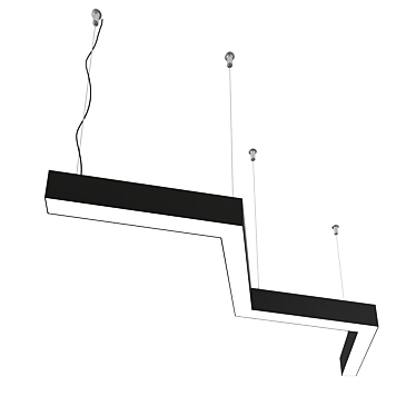 Zigzag Segment for 500mm Bone Light 3D model image 1 