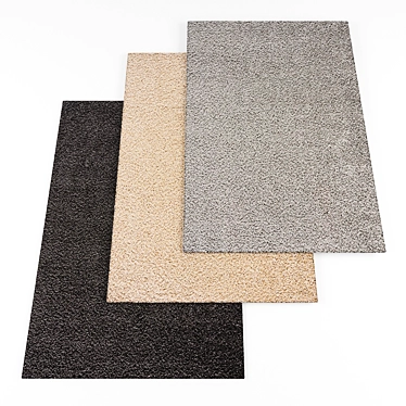 Diverse Rug Collection: 6 Textures 3D model image 1 