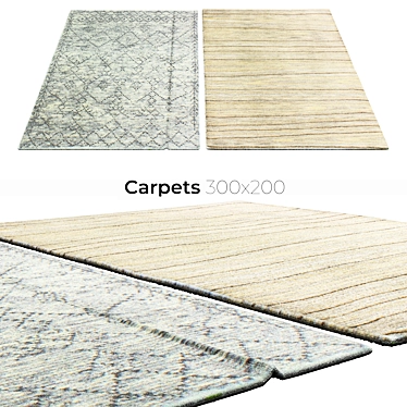 Elegant Interior Carpets 3D model image 1 