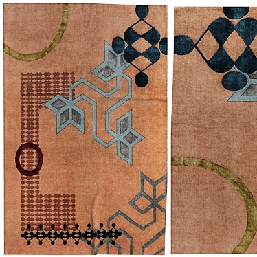 Versatile Carpets in 3 Designs 3D model image 1 