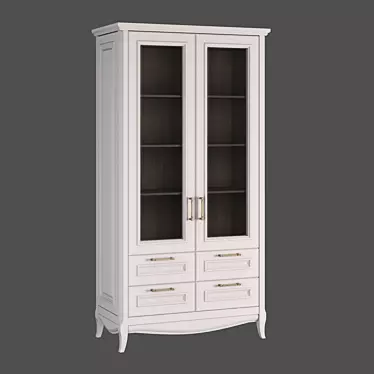 Wardrobe-showcase two-door Madlen / color Ruta, Estella