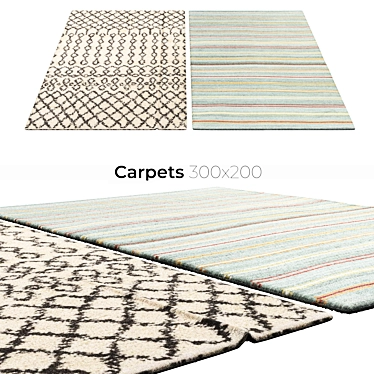 Luxury Interior Carpets 3D model image 1 