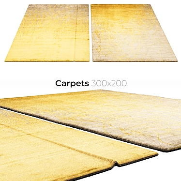 Stylish Interior Carpets 3D model image 1 