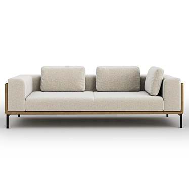 Elegant Slettvoll Zofi Sofa 3D model image 1 