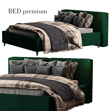 Luxury Dream Bed 3D model image 1 