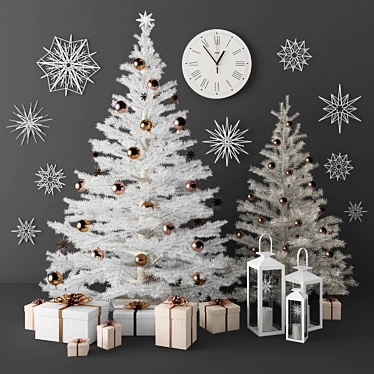 Festive Fir Tree: Russian New Year Decoration 3D model image 1 