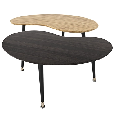 Sleek Pochka Table: Modern & Functional 3D model image 1 