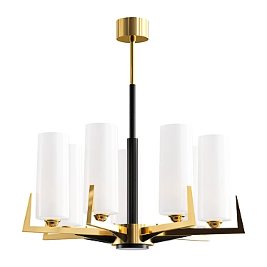 Elegant Benoit Chandelier: Illuminate in Style 3D model image 1 