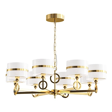 Guenael Chandelier 90: Stylish Illumination 3D model image 1 