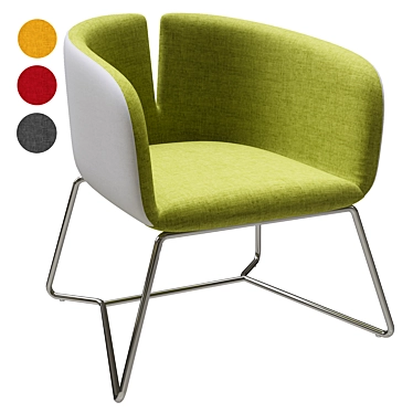 Halmar Pivot - Stylish and Compact Chair 3D model image 1 