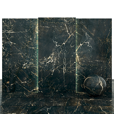 Genus Snail Marble: Unique Textured Tiles 3D model image 1 