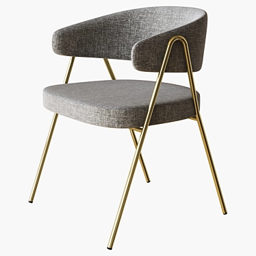 Modern Chia Chair: Elegant 3D Model 3D model image 1 