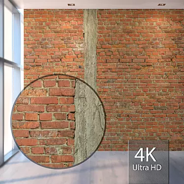 Seamless Brick Texture Kit 3D model image 1 