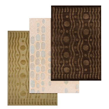 Title: Luxury Carpet Set - High-Quality Textures 3D model image 1 