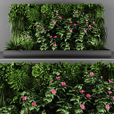 Green Oasis Vertical Garden 3D model image 1 