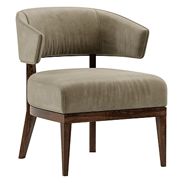 Elegant Porada Lenie Chair 3D model image 1 