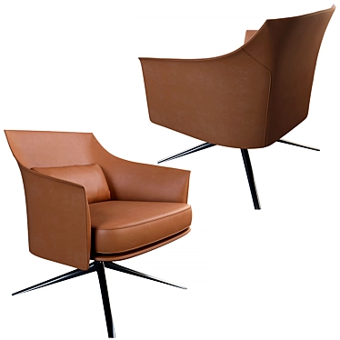 Stanford Armchair - Poliform: Stylish and High-Quality Comfort 3D model image 1 