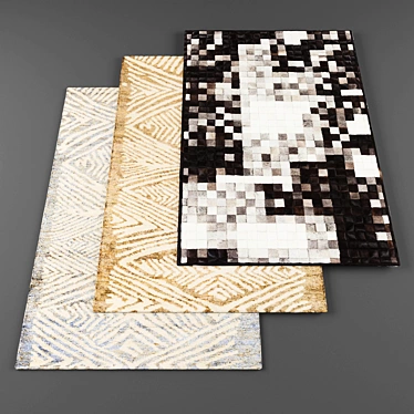 Modern Rugs Collection 3D model image 1 