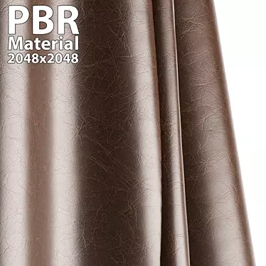 Luxury Leather PBR Texture 3D model image 1 