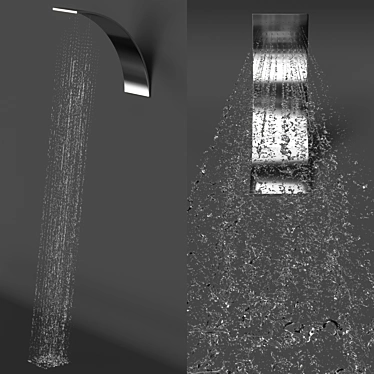 Luxurious ceadesign FRE13 Headshower 3D model image 1 