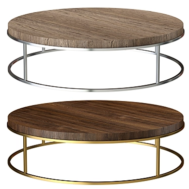 Sleek and Stylish RH Modern Coffee Table 3D model image 1 