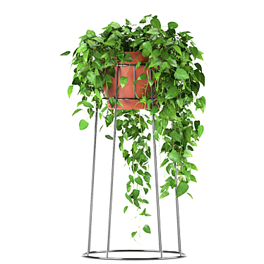 Elegant Ivy Stand 3D model image 1 