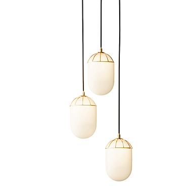 Carole Cluster Lamp: Modern Elegance 3D model image 1 