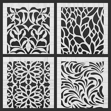 Set of decorative panels 12