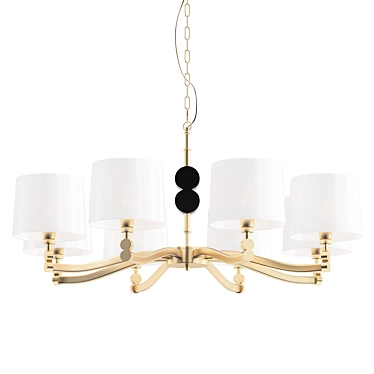 Exquisite Mogir Chandelier: Timeless Elegance 3D model image 1 