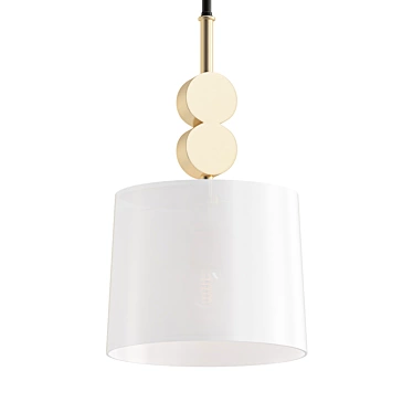 Modern Industrial Pendant Light 3D model image 1 