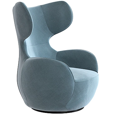 Modern Swivel Chair: Elroy 3D model image 1 
