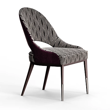 Vision Side Chair: Elegant Simplicity 3D model image 1 