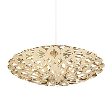 Flax Chandelier 3D model image 1 