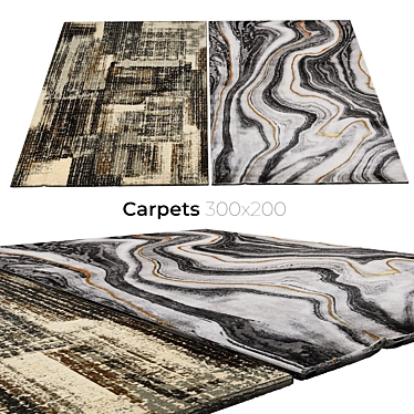 Elegant Interior Carpets 3D model image 1 