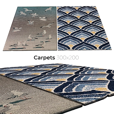 Elegant Interior Carpets 3D model image 1 