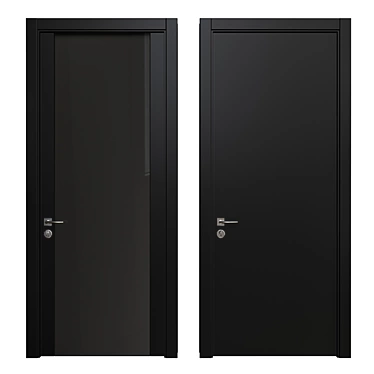 Modern Interior Door: DOOR 53 3D model image 1 