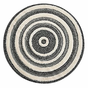 Essaouira Striped Outdoor Rug 3D model image 1 