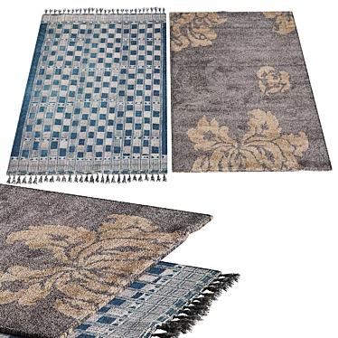 Elegant Carpets: 444 536 Polys 3D model image 1 