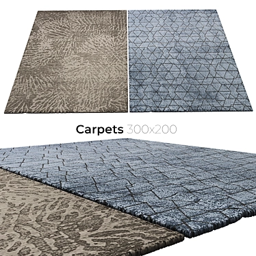 Elegant Interior Carpets 3D model image 1 