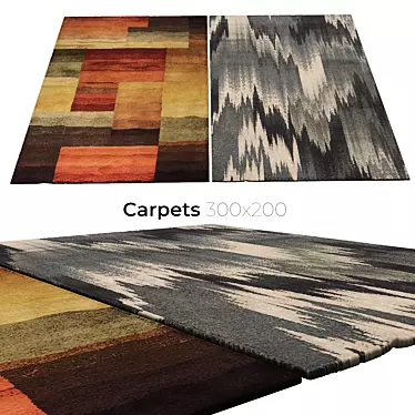 Elegant Interior Carpets 3D model image 1 