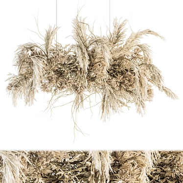 Botanical Bliss: Dried Plant Hanging Set 3D model image 1 