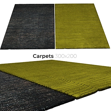 Elegant Interior Carpets 3D model image 1 