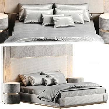 Frey Capital: Luxury Corner Sofa 3D model image 1 