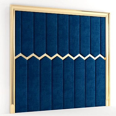 Elegant Wall Panel Design 3D model image 1 