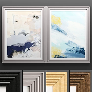  Modern Art Frame Collection 3D model image 1 