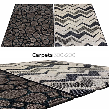 Elegant Interior Carpets 3D model image 1 