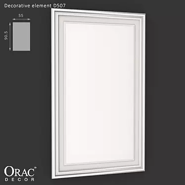 Orac Decor D507: Stylish Wall Panel 3D model image 1 